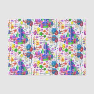 June, 14 Birthday Tissue Paper Tissuepapier