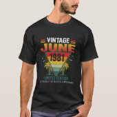 June 1981 42Nd 42 Years Of Being Awesome T-shirt (Voorkant)
