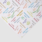 June, 2 Birthday Tissue Paper Tissuepapier (Detail)