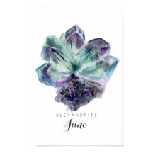 June Birthstone - Waterverf van Alexandrië | POSTE