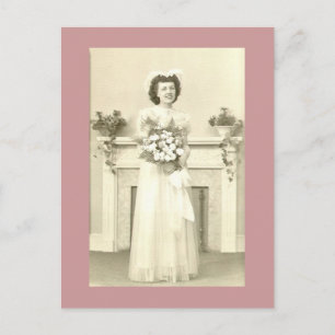 June Bride Briefkaart