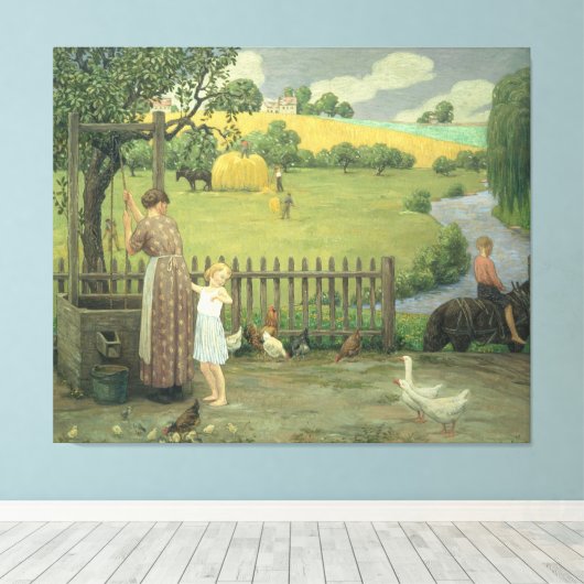 June Canvas Afdruk (Insitu (Houten vloer))