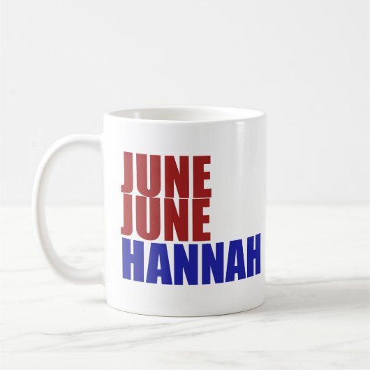 june hannah Mug (Gauche)