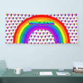 June is LGBT Pride Month Button Spandoek (Beurs)