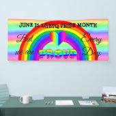 June is LGBT Pride Month Spandoek (Beurs)