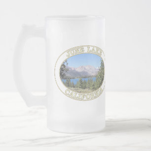 June Lake en Eastern Sierra Nevada Mountains Matglas Bierpul