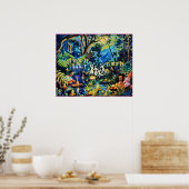 June Naive Folk Art Summer Celebration Poster (Cuisine)