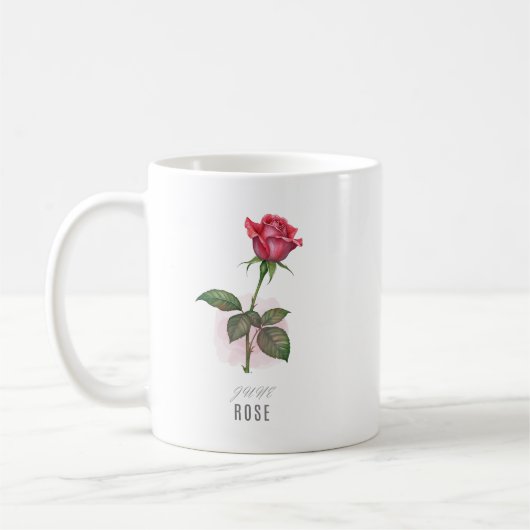 June Violet Birth Flower Mugs Watercolor (Gauche)