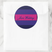 "June Wedding" Elegant Sticker (Tas)