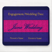 "June Wedding" Mousepad - - Gepersonaliseerd Muismat (Voorkant)