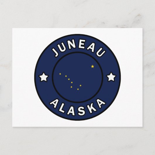 Juneau Alaska Briefkaart (Voorkant)