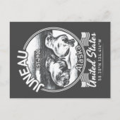 JUNEAU ALASKA - FUNNY SEAL BRIEFKAART (Voorkant)