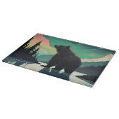 Juneau Alaska grizzly beer aurora noorderlicht Snijplank (Hoek)