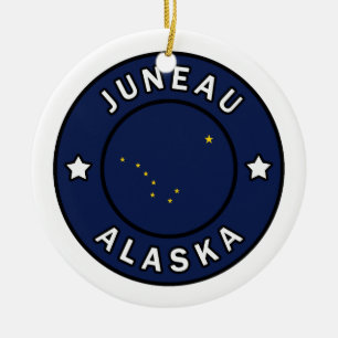 Juneau Alaska Keramisch Ornament