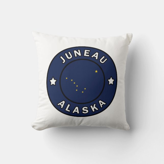Juneau Alaska Kussen (Voorkant)