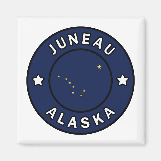 Juneau Alaska Magneet (Voorkant)