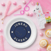 Juneau Alaska Papieren Bordje (Feest)