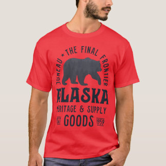 Juneau Alaska T-shirt Ours La Dernière Frontière F