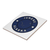 Juneau Alaska Tegeltje (Zijkant)