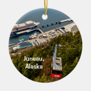 Juneau, Alaska, Tramway et ville, Ornement en céra