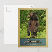 Juneau Alaska Vintage Travel Beer Briefkaart (Voorkant / Achterkant)