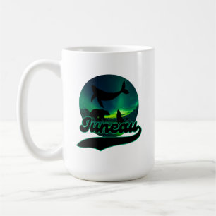 Juneau Alaska Whale Wolf Beer Aurora Northern AK Koffiemok