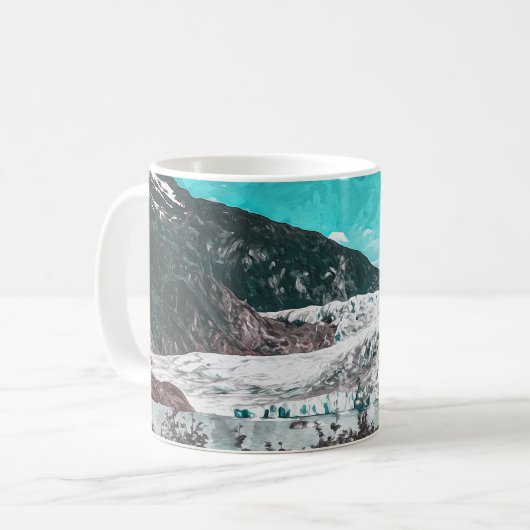 JUNEAU - TONGASS - MENDENHALL GLACIER - ALASKA US KOFFIEMOK (Voorkant links)