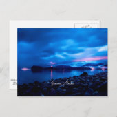 Juneau-zonsondergang Briefkaart (Voorkant / Achterkant)