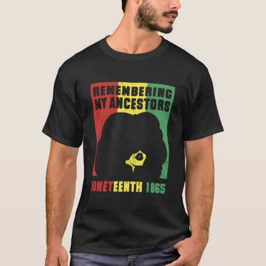 Junenth Remembering My Ancestors T-shirt (Voorkant)