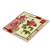 June's Flower Tegeltje (Zijkant)