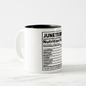 Junetdix Nutrition Facts Mug (Devant gauche)