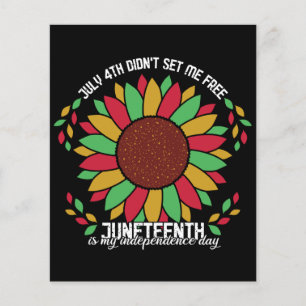 Juneteententh Sunflower Flyer