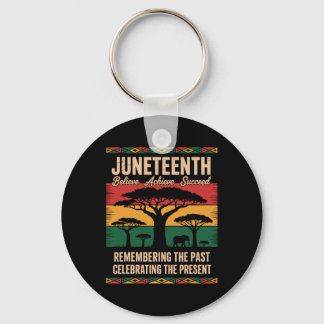 Juneteenth 1865 19 juni Vrijheid Afro-Amerikaans Sleutelhanger