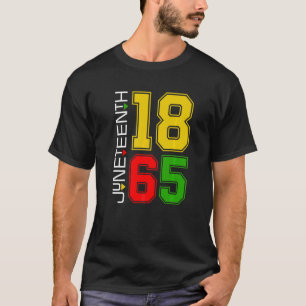 Juneteenth 1865 Black History Proud African Americ T-shirt