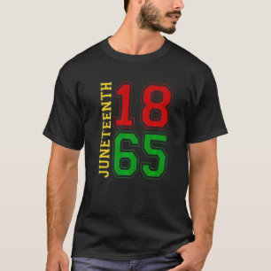 Juneteenth 1865 Black Proud African American for J T-shirt
