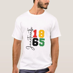 Juneteenth 1865 De echte Onafhankelijkheidsdag T-shirt