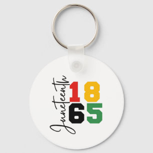 Juneteenth 1865 De Werkelijke Onafhankelijkheidsda Sleutelhanger
