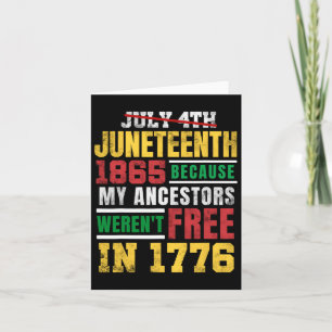 Juneteenth 1865 Mijn voorouders waren niet vrij 17 Kaart