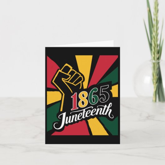 Juneteenth 1865 V5 Kaart (Voorkant)
