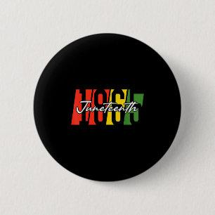 Juneteenth 1865 Viering van de Zwarte Vrijheid Afr Ronde Button 5,7 Cm