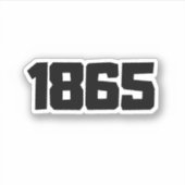 Juneteenth 1865 Vinyl Sticker (Voorkant)