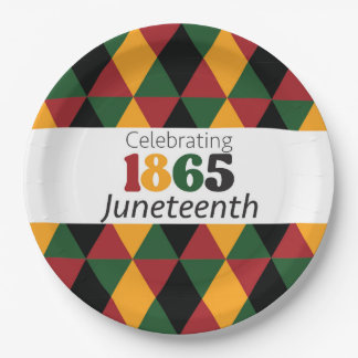 Juneteenth 1865 Vrijheid - Vieren Bevrijding Papieren Bordje