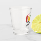 Juneteenth 1865 Vrijheid Zwarte Geschiedenis Vieri Shot Glas (Links)