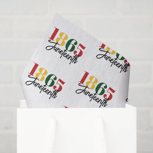 Juneteenth 1865 Vrijheid Zwarte Geschiedenis Vieri Tissuepapier (Cadeauzakje)