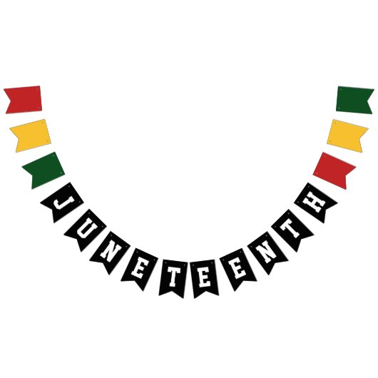 Juneteenth 1865 Vrijheid Zwarte Geschiedenis Vieri Vlaggetjes (Alle)