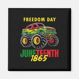 Juneteenth 1865 Zwart Geschiedenis Jongens T-shirt Magneet