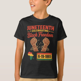 Juneteenth 2025 Viering van de Zwarte Vrijheid 6-1 T-shirt