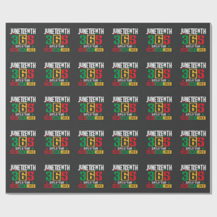 Juneteenth 365 dagen per jaar Leer het zoals het i Cadeaupapier