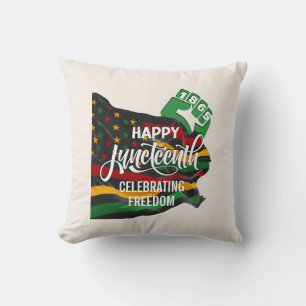 JUNETEENTH African American Flag Kussen