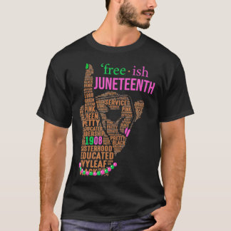 Juneteenth Aka bevriezen sinds 1865 Onafhankelijkh T-shirt